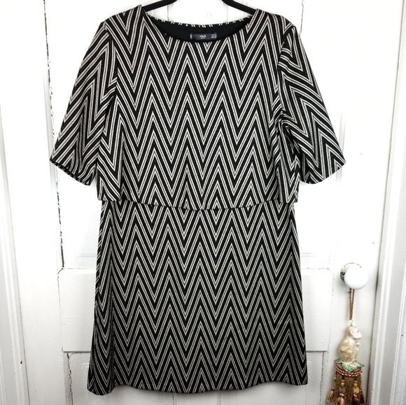 Mango Metallic Thread Dress - Picture 3 of 8